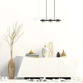 Lampadario LED a sospensione con filo MIRELLA 3xGX53/6W/230V nero