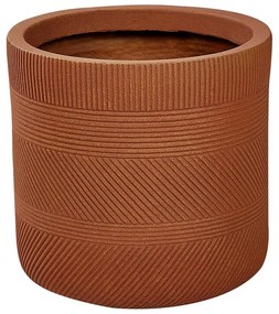 Vaso da fiori marrone dorato ⌀ 31 cm VOULA Beliani