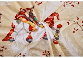 Biancheria da letto marrone chiaro in micropile per letto singolo 140x200 cm Goblin – My House