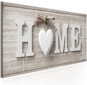 Quadro Beloved Home  Colore Beige, Dimensioni e Misure 135x45