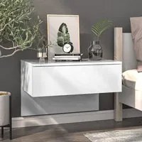 Comodino a Muro Bianco Lucido cod mxl 30785