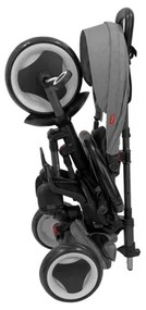 QPlay - Triciclo 3 in 1 per bambini RITO EVA PLUS grigio