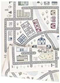 Tappeto per bambini bifacciale bianco, 160 x 230 cm Ülejõe - Narma
