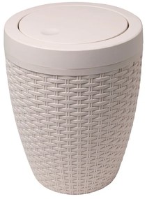 Cestino da bagno in rattan crema Calico, 5 l - Addis