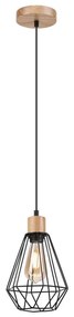 Brilagi - Lampadario a sospensione con filo WOODY BASKET 1xE27/60W/230V quercia