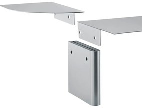 Mensola color argento opaco in acciaio inox 80 cm Oru – Blomus