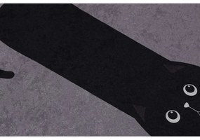 Set di tappetini per il bagno neri/grigi 2 pz 60x100 cm Comfort – Foutastic