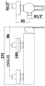 Paffoni Ringo Rin168d Miscelatore doccia Esterno Con Set Doccia E Supporto Snodato Cromo