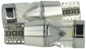 Lampada Led T10 W5W 12V 9W Canbus Pro 3 Cree XBD Da 3W Con Cono Riflettore Bianco No Errore