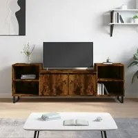 Mobile TV Rovere Fumo 160x35x55 cm in Legno Multistratocod mxl 78797