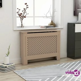 vidaXL Copertura per Radiatore 112x19x81,5 cm in MDF
