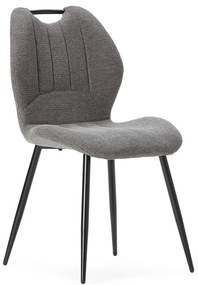 Set di 4 sedie da pranzo grigie Muli - Marckeric