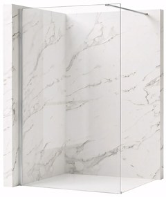 Parete doccia Rea Flexi Transparent / Chrome 80