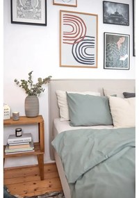 Letto matrimoniale imbottito beige con griglia 160x200 cm Sary - Bobochic Paris