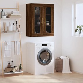 Mobile A Parete Rovere Marrone 69,5x34x90 Cm /