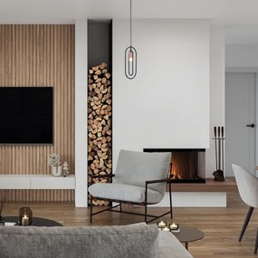 Rabalux 72263 - Lampadario a sospensione con filo ROVIER 1xE27/40W/230V