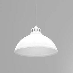 Lampadario a sospensione con filo SVEN 1xE27/15W/230V bianco