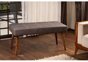 Pouf VITO 46 x 92 cm antracite