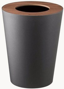 Pattumiera con coperchio in legno Rin