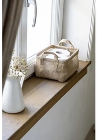 WENKO 64470100 - Cestino JUNA 20x15 cm marrone