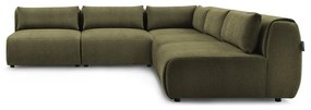 Divano angolare verde (variabile) Jeanne - Bobochic Paris