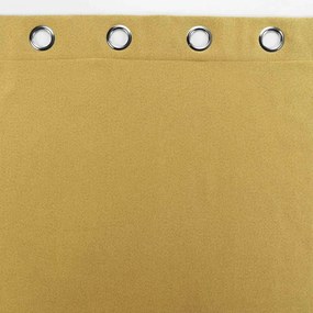 Tenda fonoassorbente gialla 140x260 cm Jupiter - douceur d'intérieur