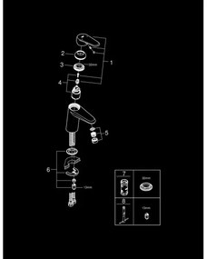 GROHE 3246920E - Miscelatore per lavabo EURODISC COSMOPOLITAN dimensione S cromo