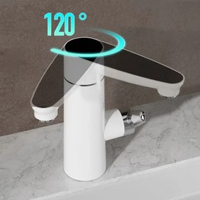 Scaldabagno istantaneo con LED display 3000W/230V IPX4 bianco