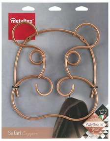 Gancio da parete in rame Hippo - Metaltex