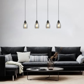 Rabalux 72184 - Lampadario a sospensione con filo ILMARI 4xE27/15W/230V