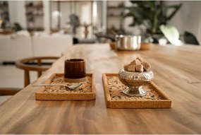 Vassoio in sughero 14,5x28 cm Querco - ZicZac