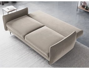 Divano letto beige con contenitore Vermont - Cosmopolitan Design