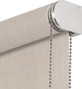 Tenda a rullo screen INSPIRE Puebla beige Trench 5, bianco 0 120x250 cm