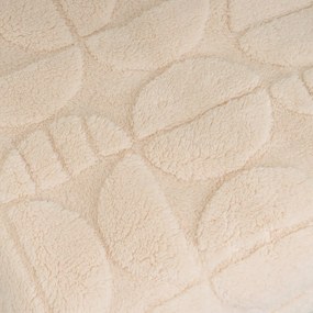 Coperta beige in micropile 130x160 cm Mid Century – Casa Selección