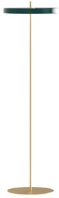 Lampada da terra dimmerabile a LED verde scuro con paralume in metallo (altezza 151 cm) Asteria Floor - UMAGE