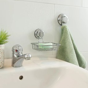 Set di ganci senza foratura argentati in plastica 4 pz Bestlock – Compactor