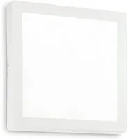 Applique Moderna Square Universal Alluminio-Plastiche Bianco Led 25W 3000K D30