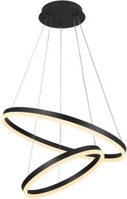 Lampadario a sospensione con filo LED dimmerabile LED/70W/230V 3000-6500K + telecomando