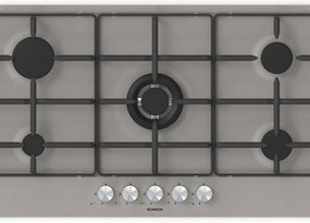 Piano cottura 5 fuochi L 86 cm PC90 AV SCHOCK grigio tortora griglie in acciaio smaltato
