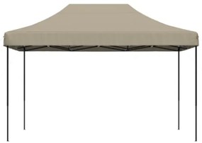 Tenda da Festa Pieghevole Pop-Up Tortora 410x279x315 cm