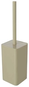 Porta scopino wc beige completo di scopino con setole morbide Star