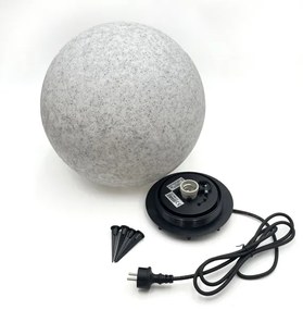Lampada da esterno LUMISTONE 1xE27/15W/230V IP65 Ø 38 cm