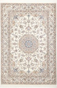 Nain Tappeto 210x150 Beige (Iran) Annodato A Mano