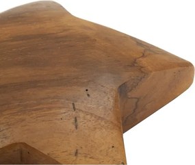 Decorazione Bintang Da App.In Teak Ric. Cmø19X5 Min2 (Pezzi Unici-Non Rip. In Serie)