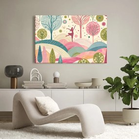 Quadro su tela – Ballerina nella natura