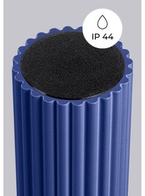 Plafoniera blu con paralume in vetro ø 12 cm Orbital – Sollux