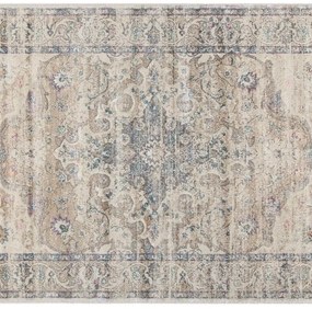 Tappeto Giorgia Medallion orientale beige, L 300 x L 80 cm