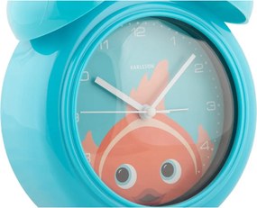 Sveglia per bambini ø 15 cm Peekaboo Goldfish - Karlsson