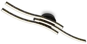 Brilo - Plafoniera LED LED/19W/230V 3000K nero