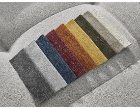 Divano angolare grigio chiaro allungabile/con contenitore (con penisola a sinistra/con chaise lounge) con rivestimento in ciniglia Roxelane – Bobochic Paris